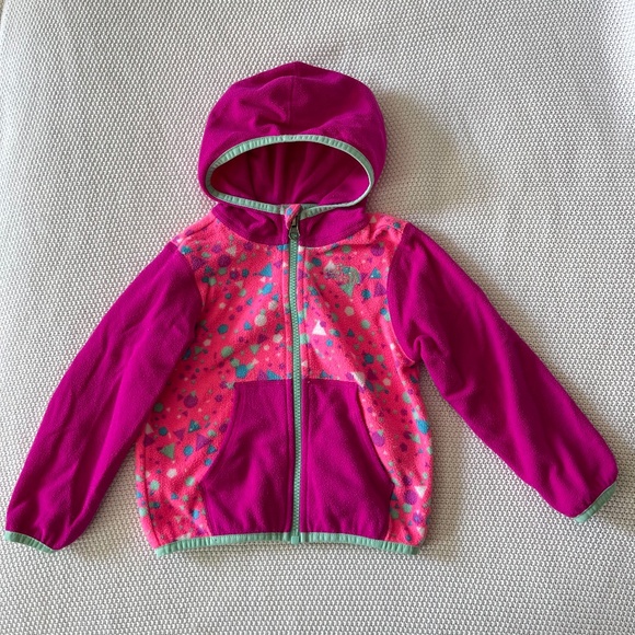 The North Face Girls Fleece Zip Up Sweater - Picture 1 of 4